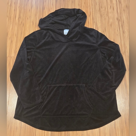 NWOT Sunday Velour Hoodie - Picture 1 of 7